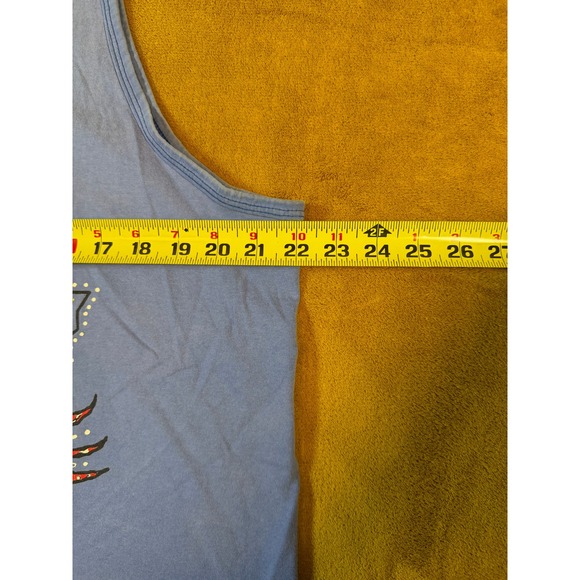 VTG 1992 True Aussie Original Surfwear Tank Top Blue Graphic Print Surfer Vibe - Picture 12 of 14
